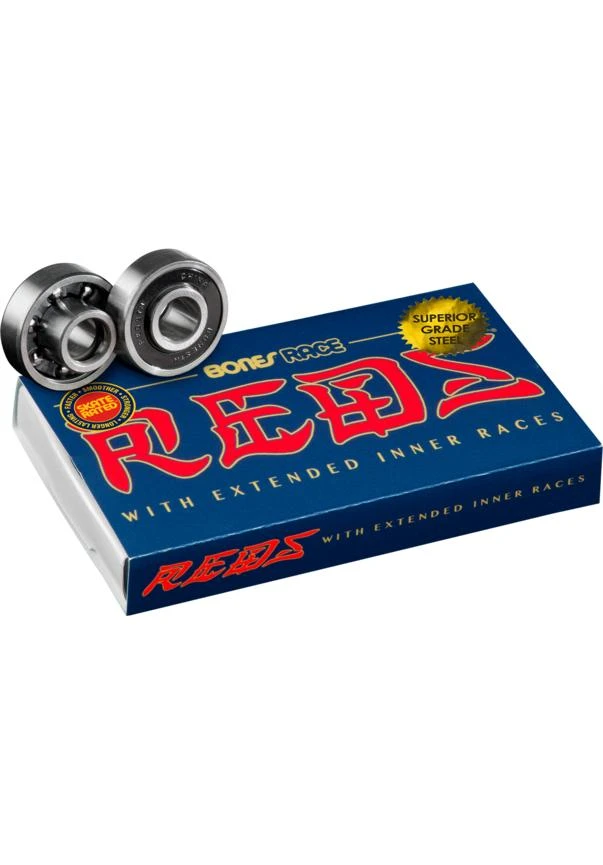 Bones Bearings Race Reds Kugellagerset 8 Pcs. 3 Bones Bearings Race Reds Kugellagerset 8 Pcs.