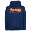 Thrasher Flame Hoody Navy