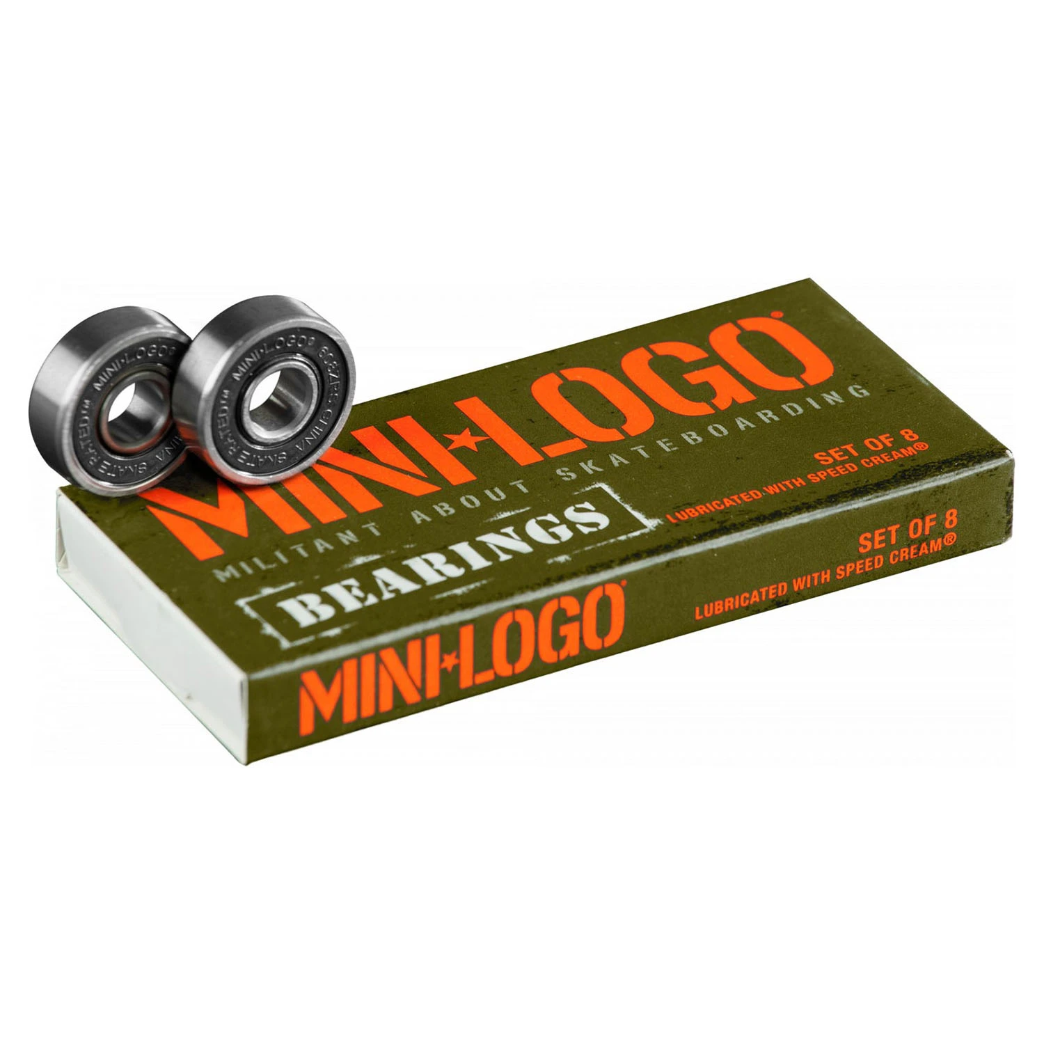 Mini Logo Mini-Logo Bearings 608ZRS Series 3 Black 3 Mini Logo Mini-Logo Bearings 608ZRS Series 3 Black