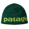 Patagonia Beanie Hat Logo Strickmütze Belwe Piki Green -Outdoor-Ausrüstungsgeschäft 3852Web
