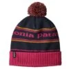 Patagonia Powder Town Beanie Park Stripe Craft Pink W/ Navy Blue -Outdoor-Ausrüstungsgeschäft 3856Web