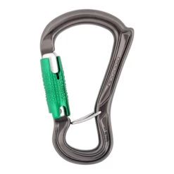 DMM Ceros Locksafe Twistlock Karabiner Titanium/green