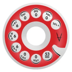 Antiz Hotline 53mm/101A Wheelset Red