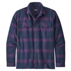 Patagonia Fjord Flannel Shirt Purple