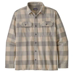 Patagonia L/S Natural Dye Fjord Flannel Shirt El Cap Khaki