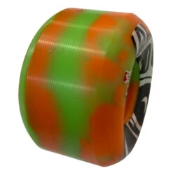 Pig Wheels Conical Swirls 54mm/101A Wheelset Green-orange -Outdoor-Ausrüstungsgeschäft 5440Profile2Web