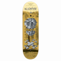 Blackriver Mothership 8.375&quot; Skateboard Deck Gold