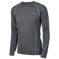 Ternua Mode L/S Baselayer Whales Grey Deep Curacao