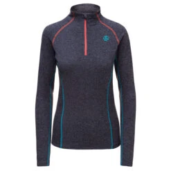 Ternua Wms Alma 1/2Zip L/S Baselayer Whales Grey