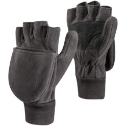 Black Diamond WindWeight Mitt Fleece Handschuhe Black