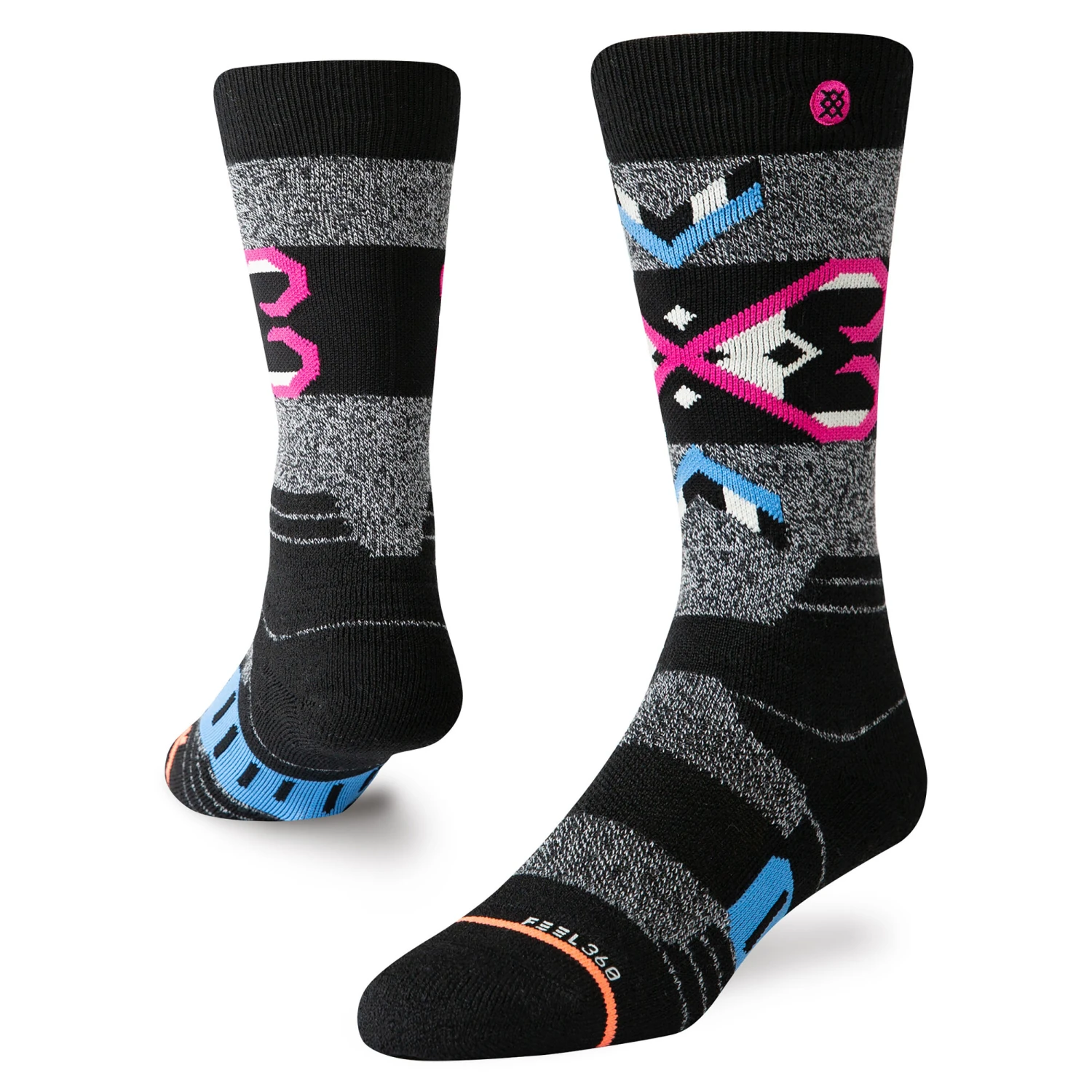 Stance Nordic Maze WMS Snowsock Black 3 Stance Nordic Maze WMS Snowsock Black
