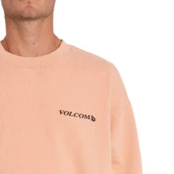 Volcom Harcid Wash Sweatshirt Crew Fleece Clay Orange -Outdoor-Ausrüstungsgeschäft 5959Web