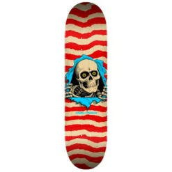 Powell-Peralta Ripper 8.0&quot; Skateboard Deck Natural-red
