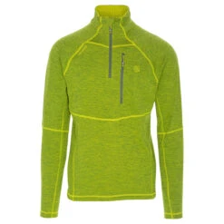 Ternua Momhil Zipneck Fleecetop Neon Green