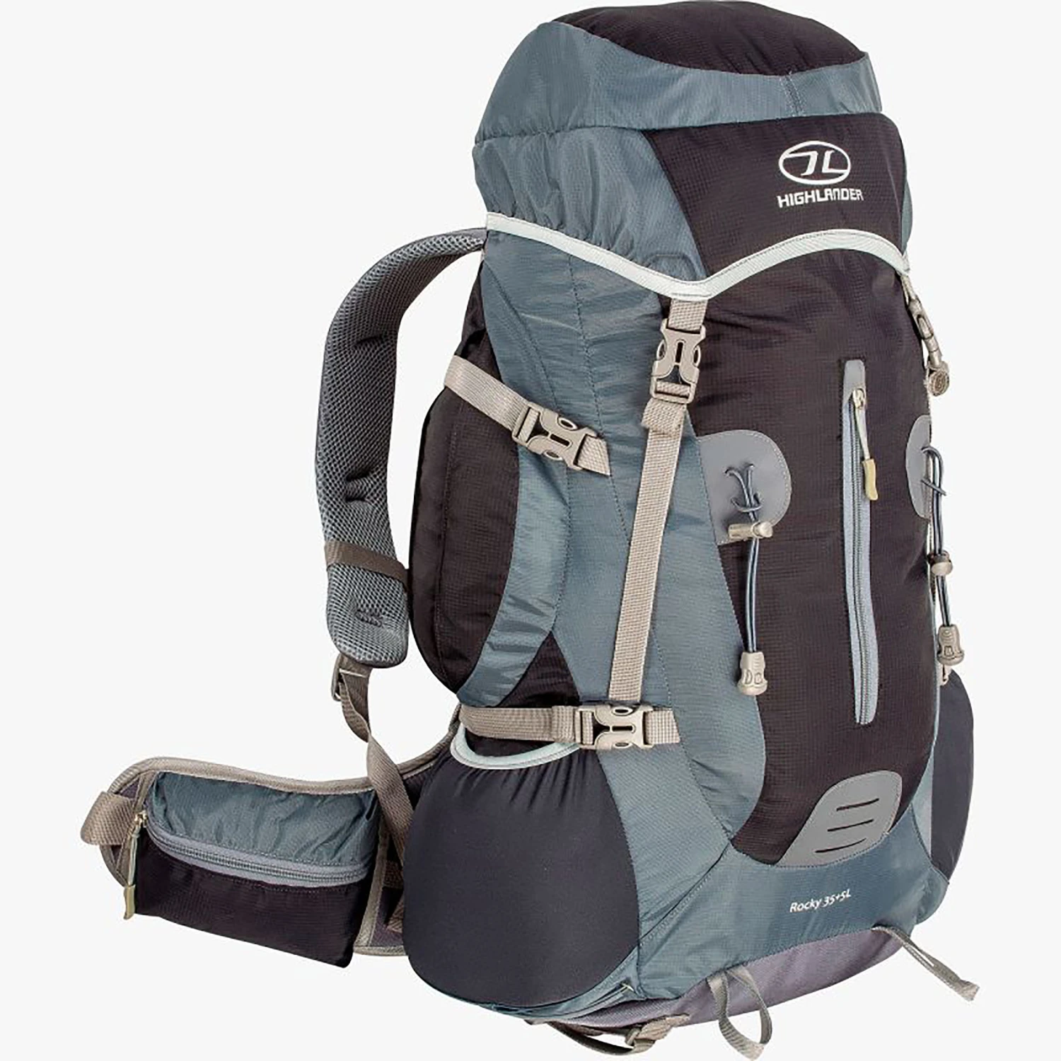 Highlander Rocky 35 + 5 Rucksack 35 L Gray 3 Highlander Rocky 35 + 5 Rucksack 35 L Gray
