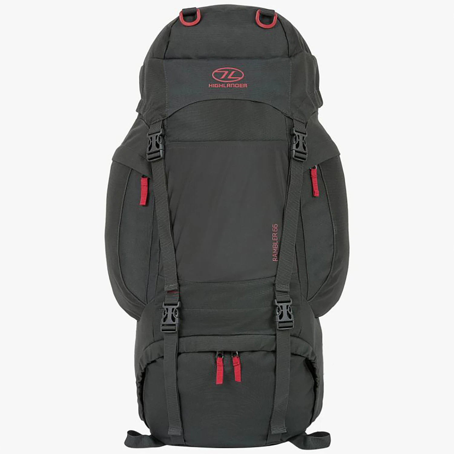 Highlander Rambler66L Rucksack Charcoal 3 Highlander Rambler66L Rucksack Charcoal