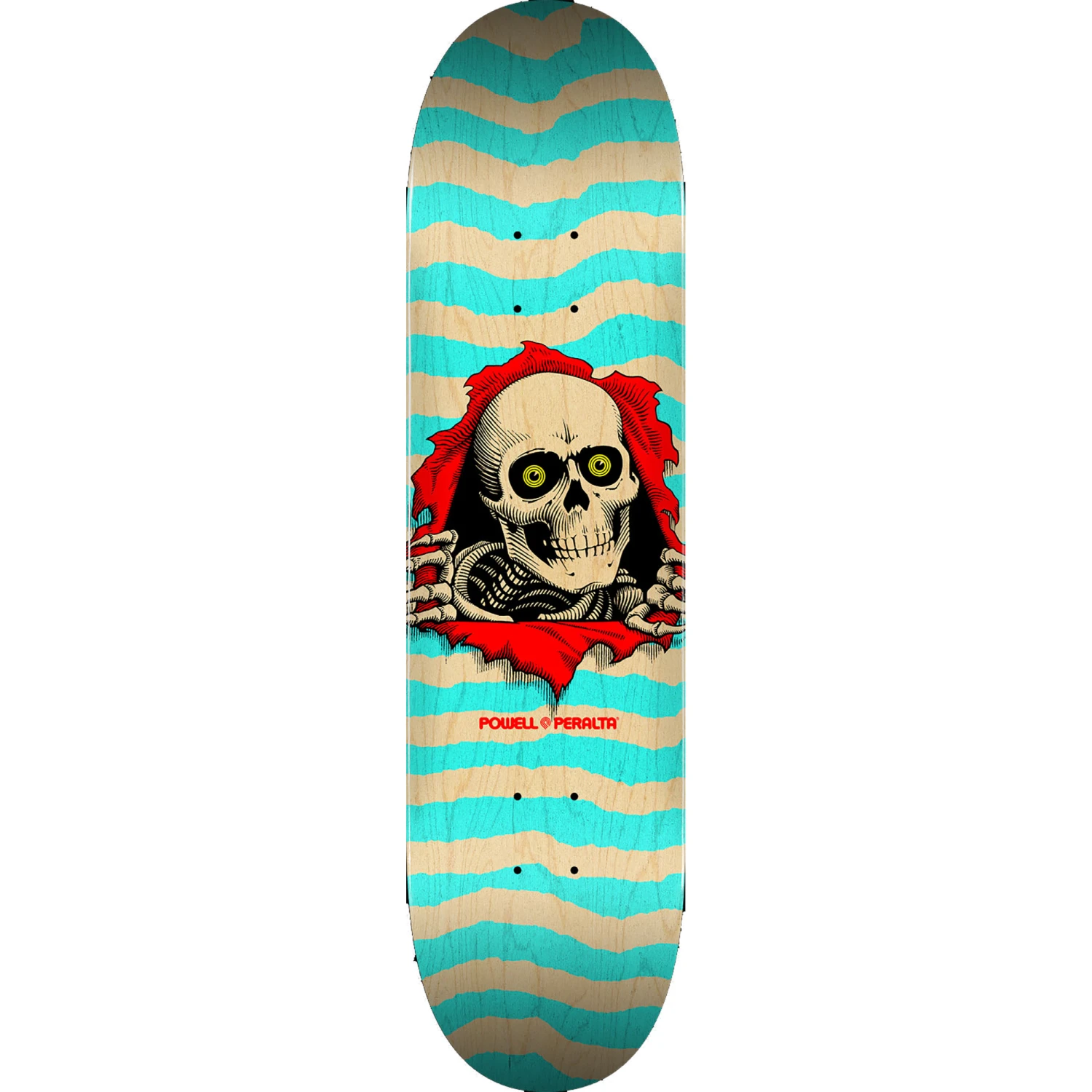 Powell-Peralta Ripper 8.25" Skateboard Deck Dyed Turquoise 3 Powell-Peralta Ripper 8.25" Skateboard Deck Dyed Turquoise