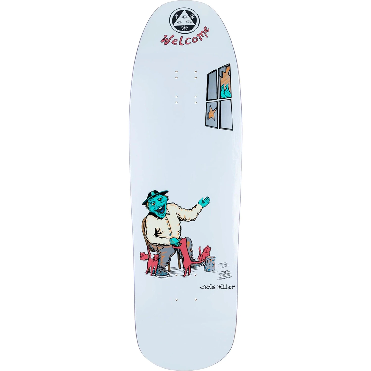 Welcome Chris Miller Bird Feeder On Gaia 9,6" White 3 Welcome Chris Miller Bird Feeder On Gaia 9,6" White