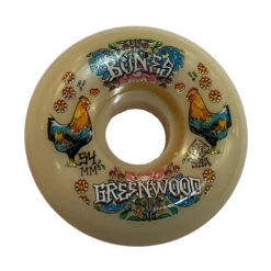 Bones Wheels STF Greenwood Decoupe54mm/99A V5 Wheelset White