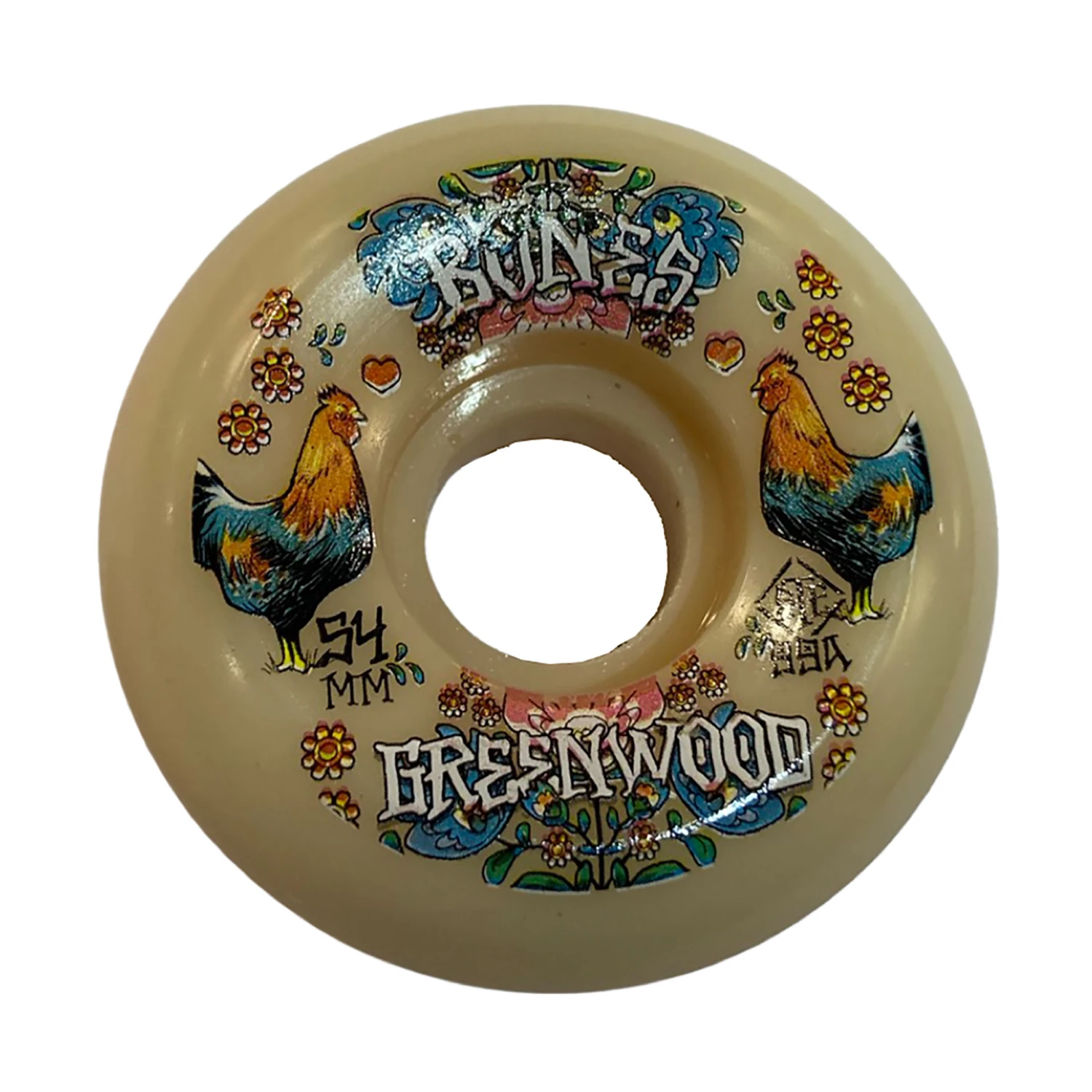 Bones Wheels STF Greenwood Decoupe54mm/99A V5 Wheelset White 3 Bones Wheels STF Greenwood Decoupe54mm/99A V5 Wheelset White