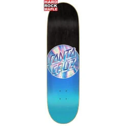 Santa Cruz Iridescent Dot 8,5&quot; Skateboard Deck Black/blue