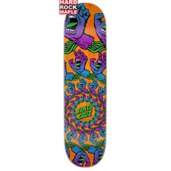 Santa Cruz Mandala Hand 8,125&quot; Skateboard Deck Multicolored