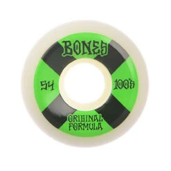 Bones Wheels 100‘s OG #4 V5 54mm/100A White-green