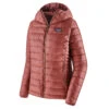 Patagonia W‘s Down Sweater Hoody Rosehip -Outdoor-Ausrüstungsgeschäft 6595Web