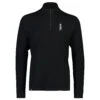 Mons Royale Cascade Flex 200 1/4 Zip Black -Outdoor-Ausrüstungsgeschäft 6722Web