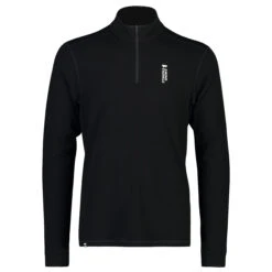 Mons Royale Cascade Flex 200 1/4 Zip Black