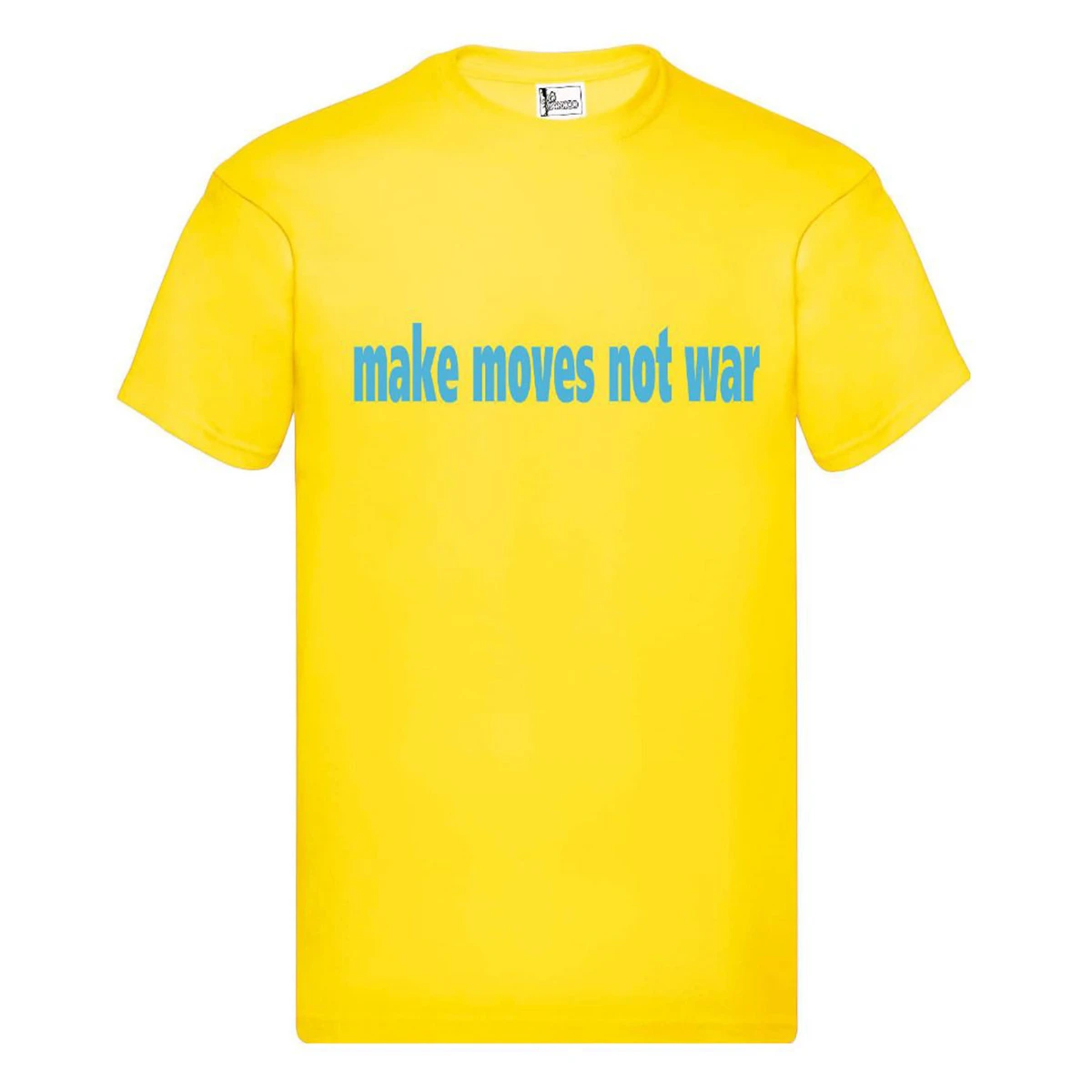 Panico Make Moves, Not War T-shirt Yellow 3 Panico Make Moves, Not War T-shirt Yellow