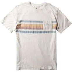 Vissla Fist Bump SS PKT Tee T-Shirt Vintage White