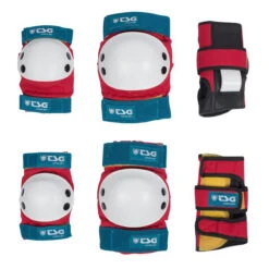 TSG Protection 3pc Set Basic Youth Red/white/blue