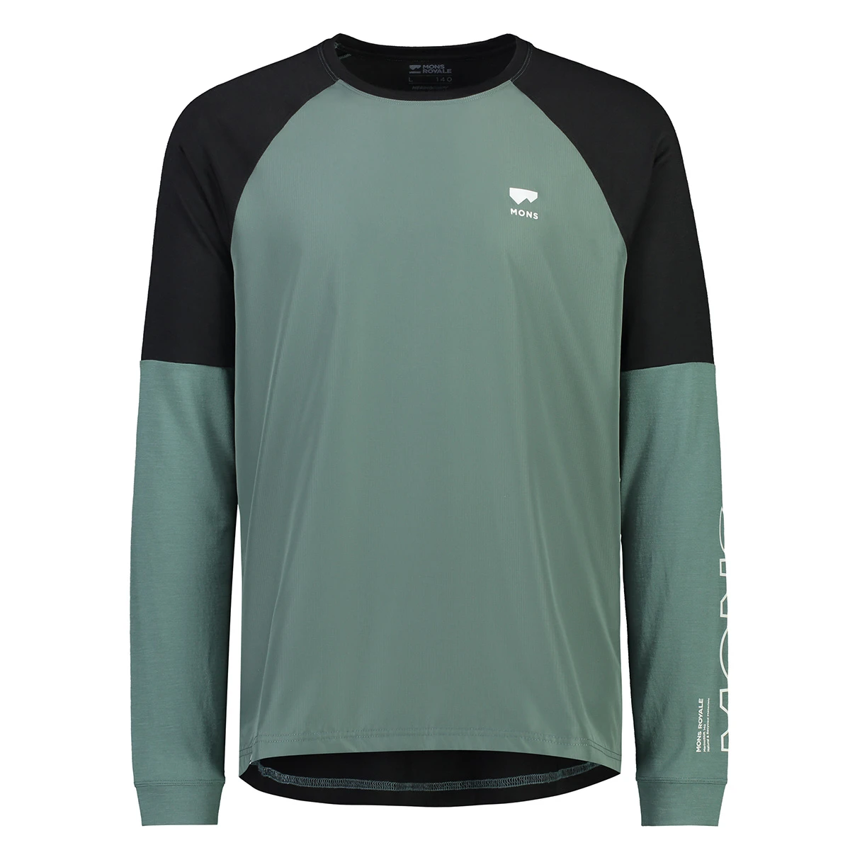 Mons Royale Tarn Wind Jersey Shift Box Burnt Sage/black 3 Mons Royale Tarn Wind Jersey Shift Box Burnt Sage/black