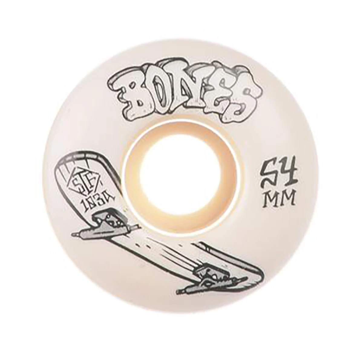 Bones Wheels STF Heritage Boneless 54mm / 103A V1 Wheelset White 3 Bones Wheels STF Heritage Boneless 54mm / 103A V1 Wheelset White