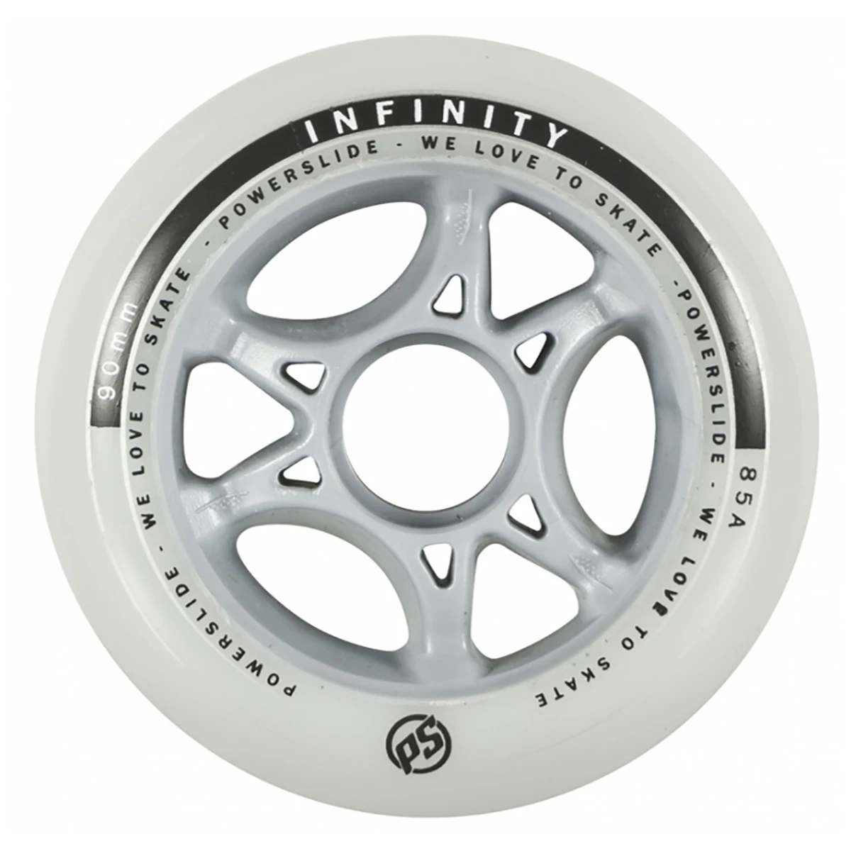 Powerslide Infinity Inline Wheels 80mm/85A 4er Pack Grey 3 Powerslide Infinity Inline Wheels 80mm/85A 4er Pack Grey