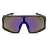 Chpo Henrik Sonnenbrille Transparent Black / Polarized Blue Mirror -Outdoor-Ausrüstungsgeschäft 7197Web