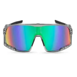 Chpo Henrik Sonnenbrille Transparent Grey / Polarized Rainbow Mirror