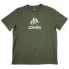 Jones Truckee Frontside Tee Pine Green -Outdoor-Ausrüstungsgeschäft 7390FrontWeb