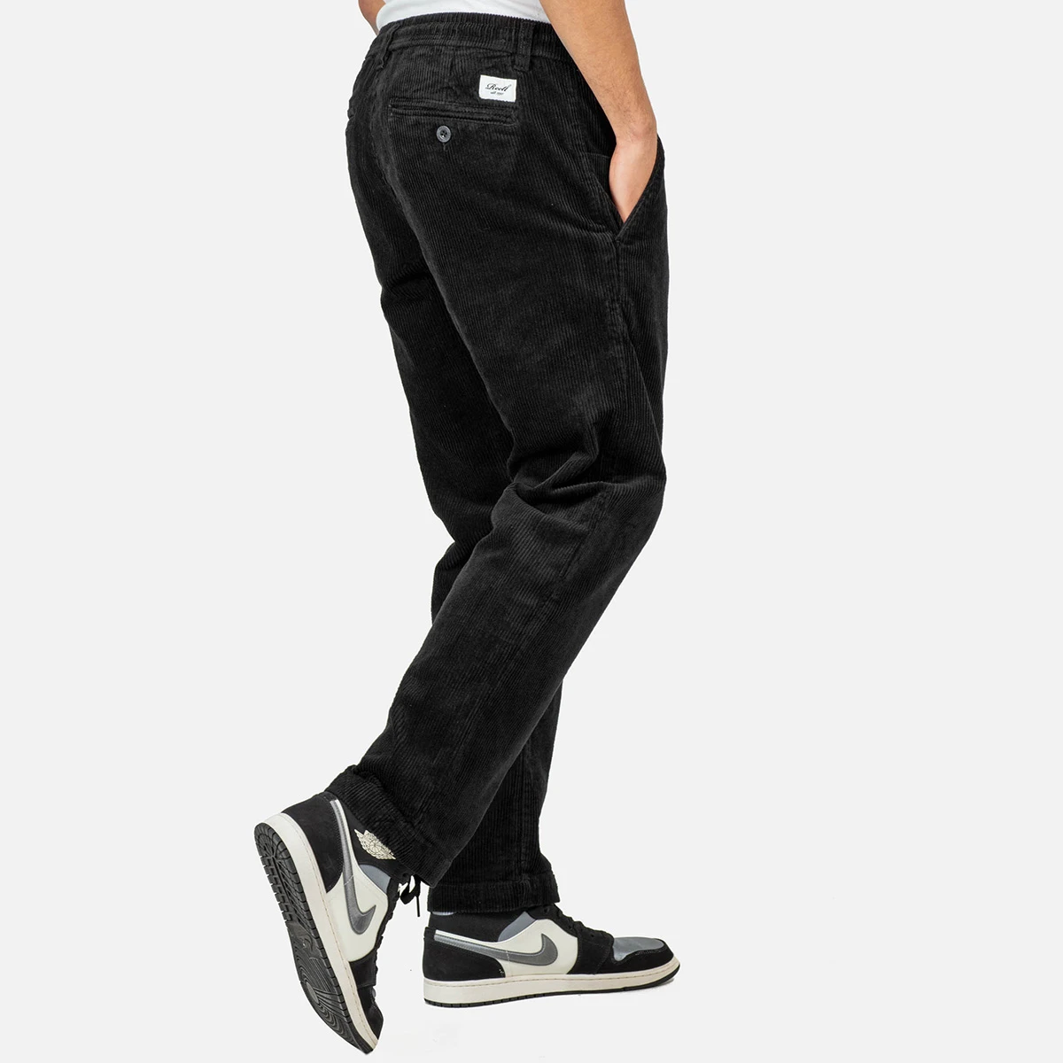 Reell Reflex Loose Chino Cord Pant Long Black 4 Reell Reflex Loose Chino Cord Pant Long Black – Bild 2