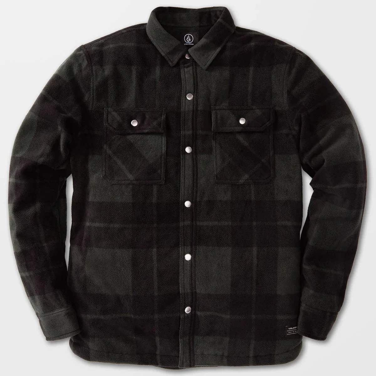 Volcom Bowered Fleece Jacke Scarab 3 Volcom Bowered Fleece Jacke Scarab