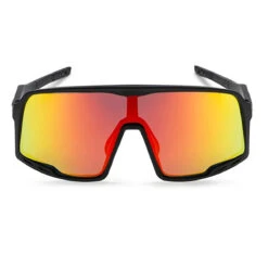 Chpo Henrik Sonnenbrille Matte Black / Polarized Rainbow Mirror