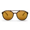 Chpo Rickard Sonnenbrille Turtle Frame / Polarized Brown Morrored Lens