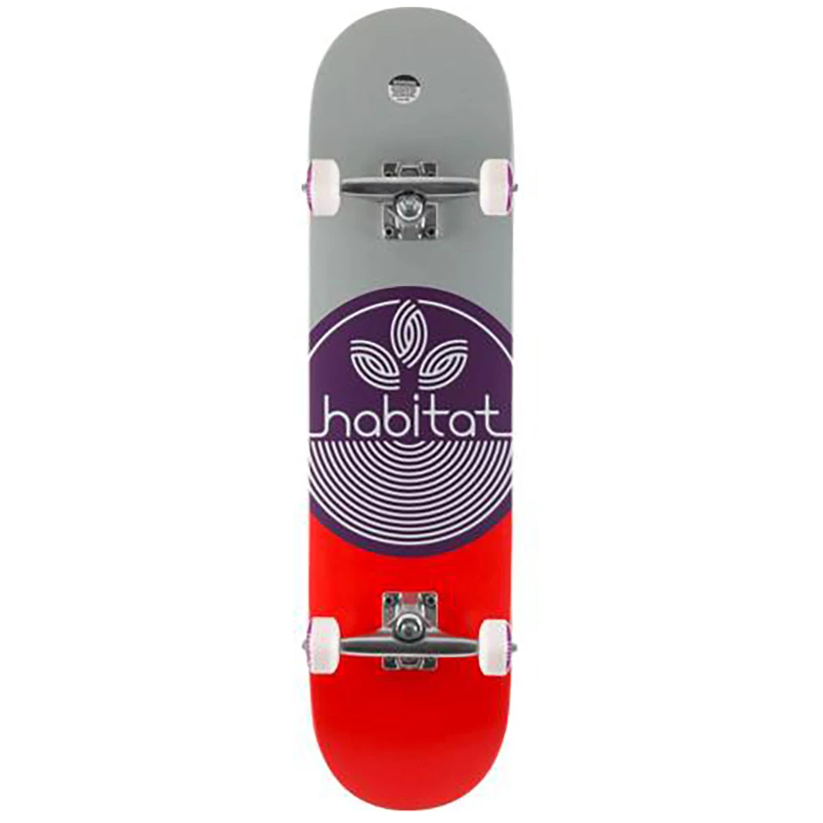 Habitat Leaf Dot 8,0" Skateboard Complete Purple 3 Habitat Leaf Dot 8,0" Skateboard Complete Purple