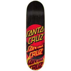 Santa Cruz Descent Dot 8,5&quot; Deck Black / Red