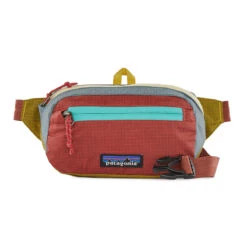 Patagonia Ultralight Black Hole Mini Hip Bag Patchwork Cabin Gold