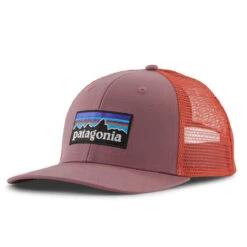 Patagonia P-6 Logo Trucker Hat Evening Mauve