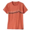 Patagonia W's Cap Cool Daily Graphic Shirt Ridge Rise Stripe Quartz Coral -Outdoor-Ausrüstungsgeschäft 8026Web