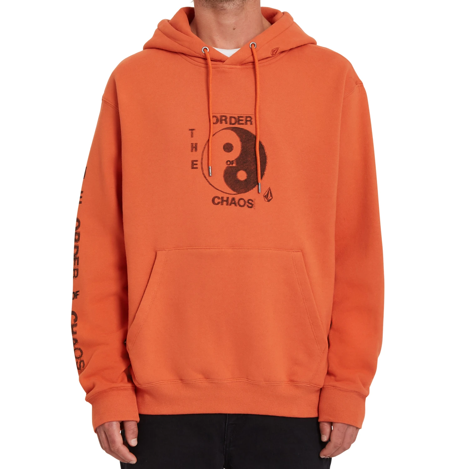 Volcom Transient Waves PO Hoodie Burnt Ochre 3 Volcom Transient Waves PO Hoodie Burnt Ochre