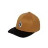 Volcom Full Stone XFit Cap-Flexfit Golden Brown -Outdoor-Ausrüstungsgeschäft D5512114 GBN F